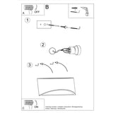 Wandlamp keramiek VIXEN