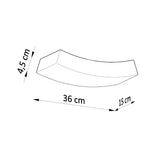 Wandlamp keramiek HATTOR