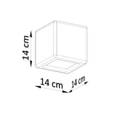 Wandlamp keramiek NESTA