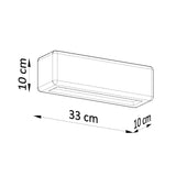 Wandlamp keramiek SUBANI