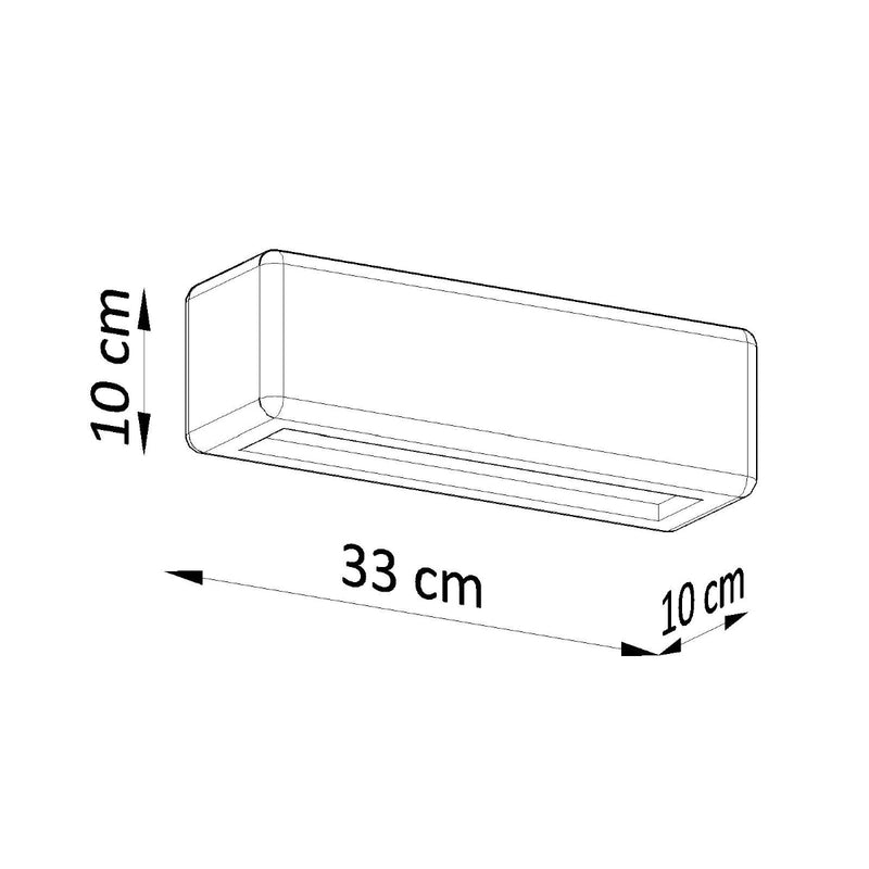 Wandlamp keramiek SUBANI