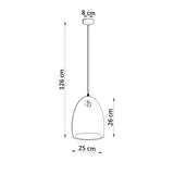 Keramische hanglamp BUKANO