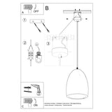 Keramische hanglamp BUKANO