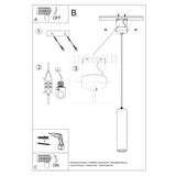 Keramische hanglamp NANCY