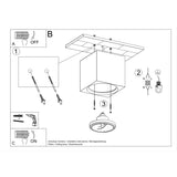 Wandlamp keramiek SEIDA