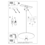 Hanglamp FLAVIO zwart