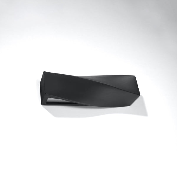 Wandlamp keramiek SIGMA zwart