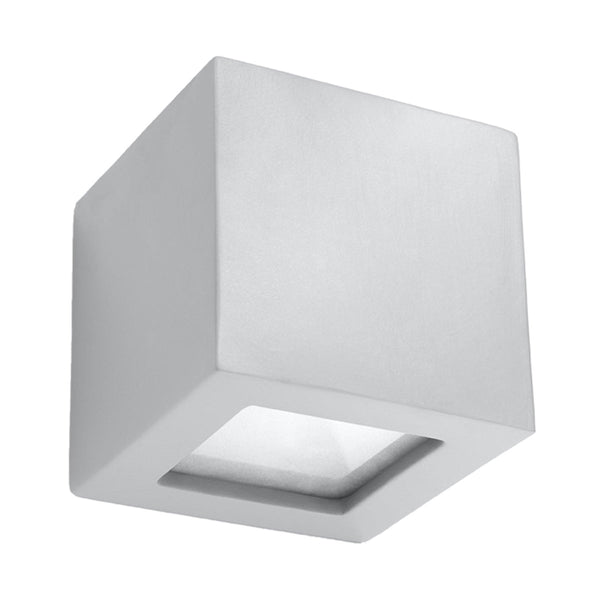 Wandlamp keramiek LEO grijs