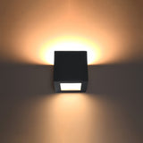 Wandlamp keramiek LEO zwart