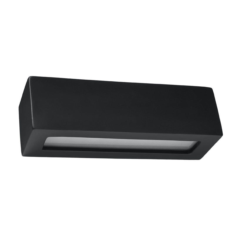 Wandlamp keramiek VEGA zwart