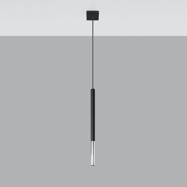 Hanglamp MOZAICA 1 zwart/chroom