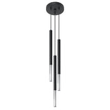 Hanglamp MOZAICA 3P zwart/chroom
