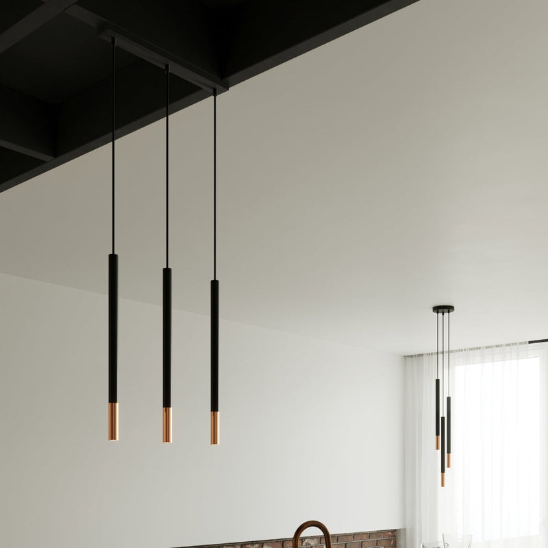 Hanglamp MOZAICA 1 zwart/koper