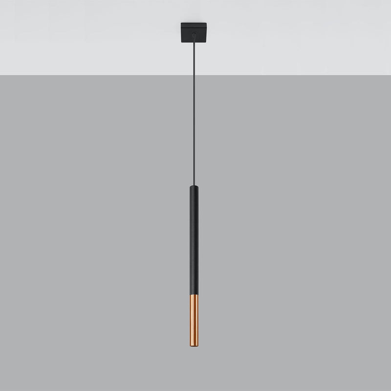 Hanglamp MOZAICA 1 zwart/koper