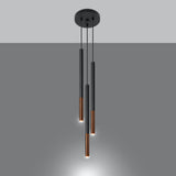 Hanglamp MOZAICA 3P zwart/koper