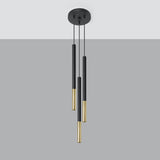 Hanglamp MOZAICA 3P zwart/goud