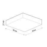 Plafondlamp HORUS 55 zwart