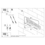 Wandlamp ALIZA wit