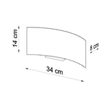 Wandlamp MAGNUS wit