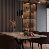 Wandlamp LOOPEZ zwart/koper