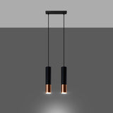 Hanglamp LOOPEZ 2 zwart/koper