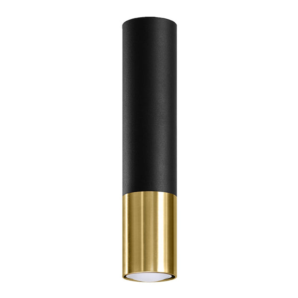 Plafondlamp LOOPEZ zwart/goud