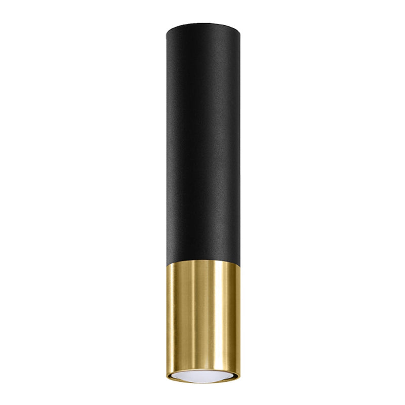 Plafondlamp LOOPEZ zwart/goud