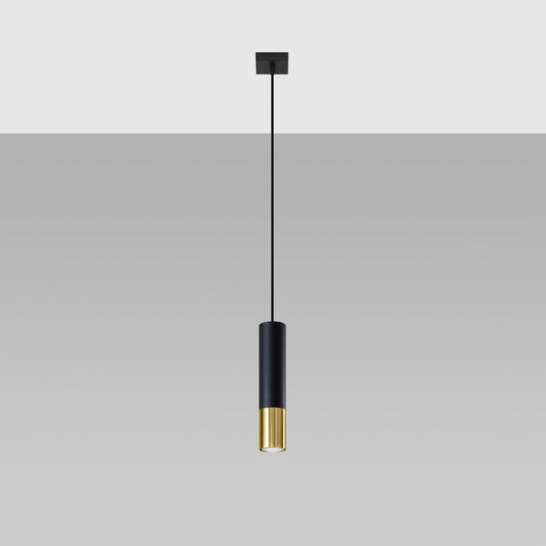 Hanglamp LOOPEZ 1 zwart/goud