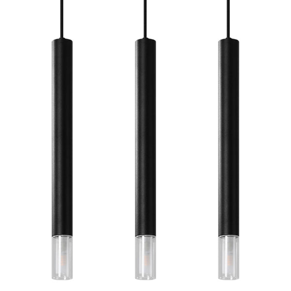 Hanglamp WEZYR 3 zwart
