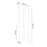 Hanglamp WEZYR 3 zwart
