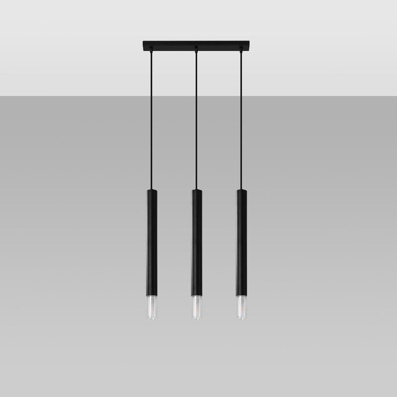 Hanglamp WEZYR 3 zwart