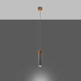 Hanglamp ZANE 1 grijs