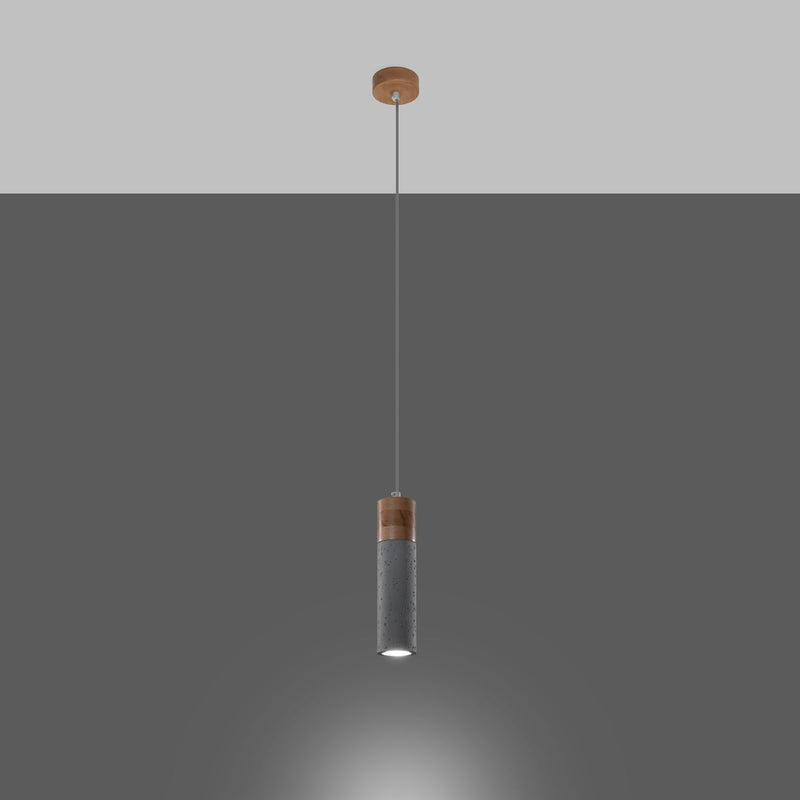 Hanglamp ZANE 1 grijs