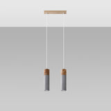 Hanglamp ZANE 2 grijs