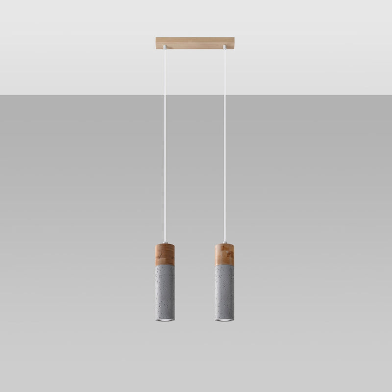 Hanglamp ZANE 2 grijs