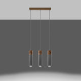 Hanglamp ZANE 3 grijs