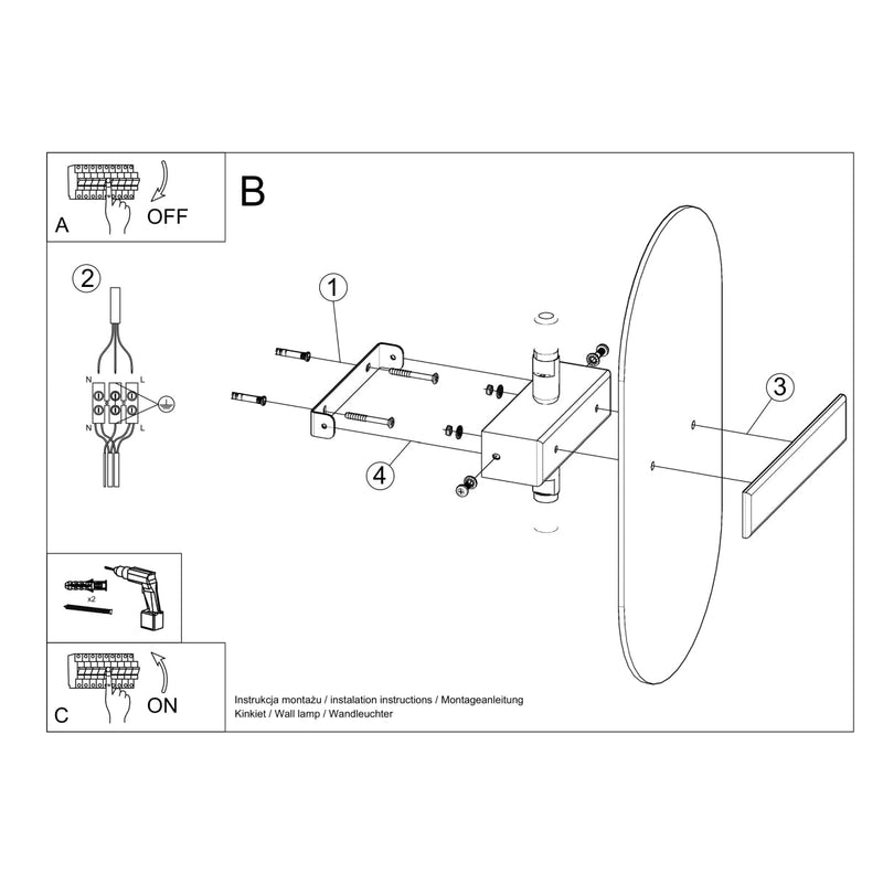 Wandlamp SALIA