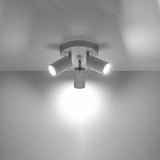 Plafondlamp RING 3P wit