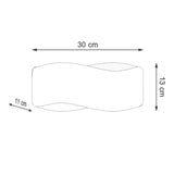 Wandlamp TILA 30 zwart