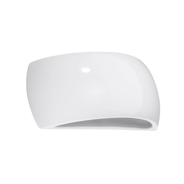 Gelakte wandlamp PONTIUS wit glans