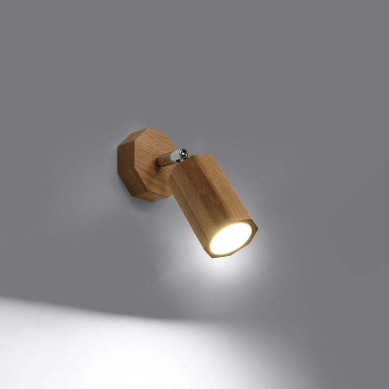Wandlamp ZEKE eik