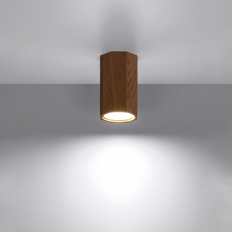 Plafondlamp ZEKE 10 eik