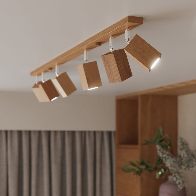 Plafondlamp KEKE 2 eik