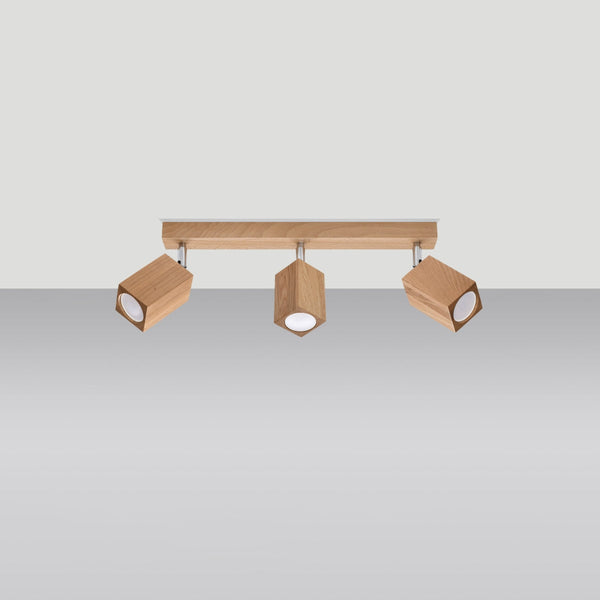 Plafondlamp KEKE 3 eik