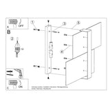 Wandlamp MASSIMO wit