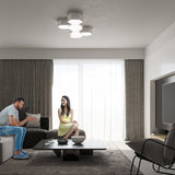 Plafondlamp SUNDE 11 wit