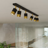 Plafondlamp NERO 2 zwart/goud