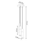 Hanglamp BORGIO 3P wit
