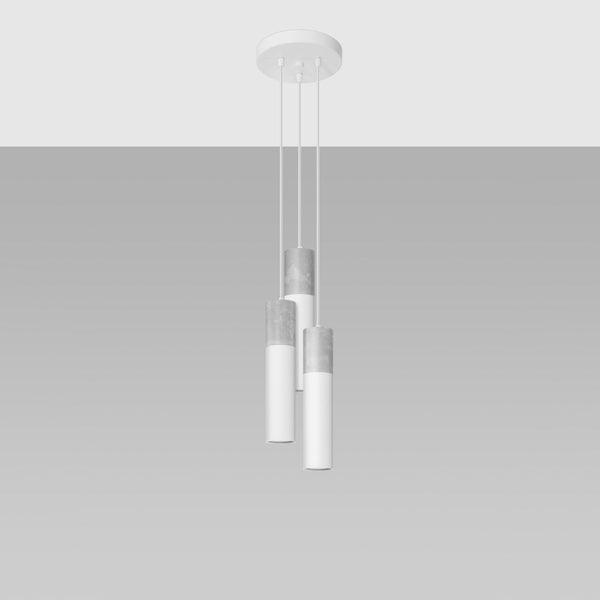 Hanglamp BORGIO 3P wit