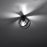 Plafondlamp TULOS zwart